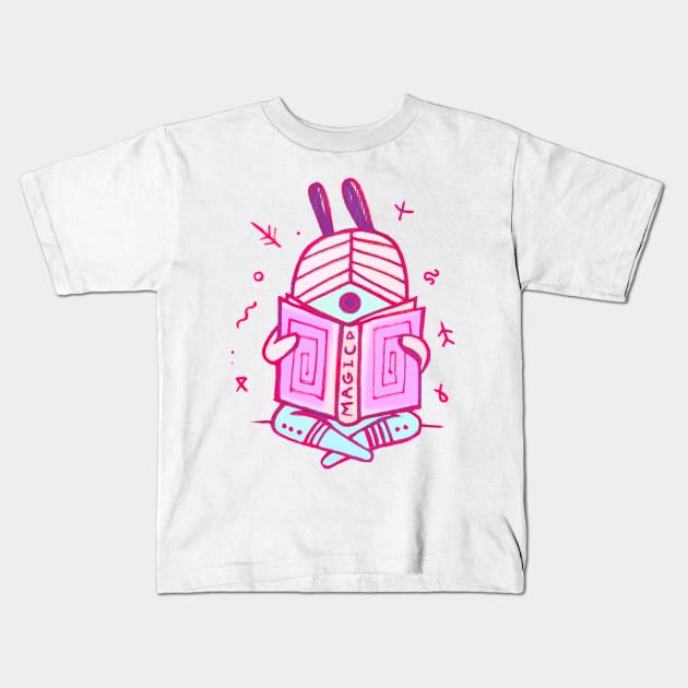 magic book Kids T-Shirt by Daria Kusto